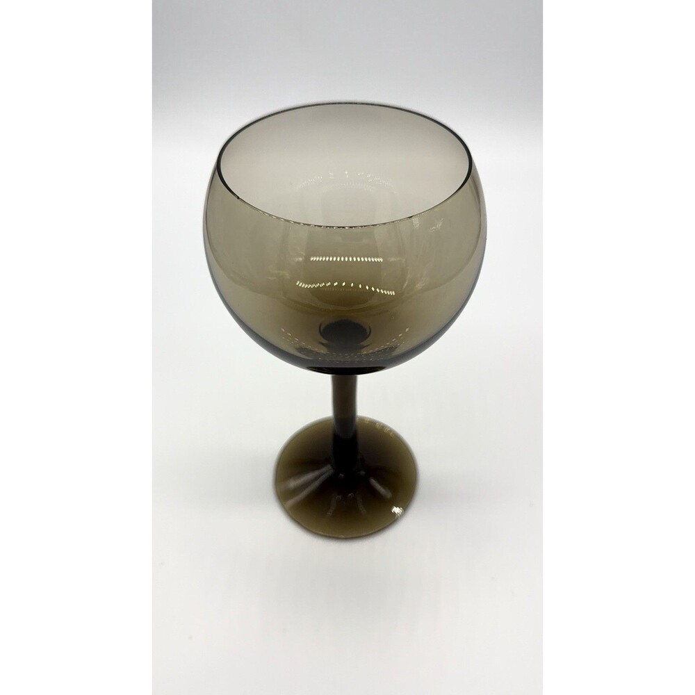 Orrefors Smokey Brown Wine Glass Stem